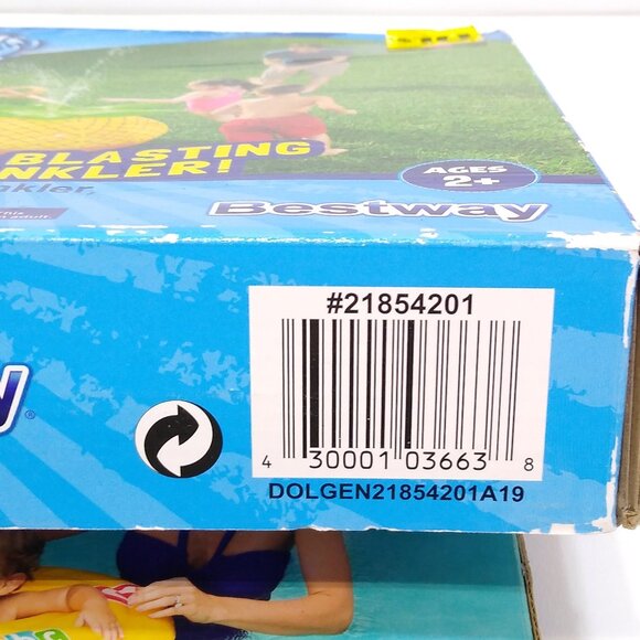 Best Way H20 Go! Water Blasting pineapple Sprinkler & Baby Seat Floaty NWT - Picture 6 of 8